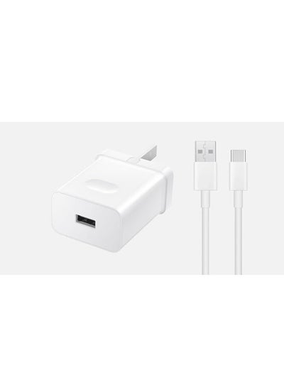 Buy SuperCharge Power Adapter Max 35W With Type A To Type C Cable White in UAE