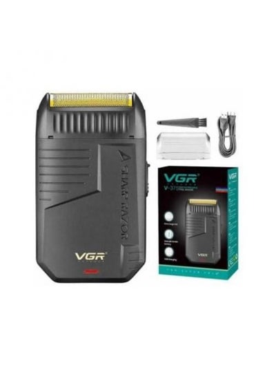 اشتري V-375 Rechargeable Cordless Electric Shaver Black في مصر