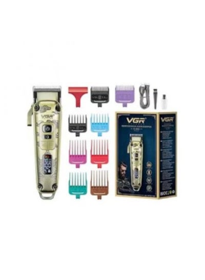 Buy V-005 Rechargeable Cordless Electric Shaver Gold in Egypt