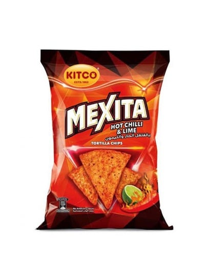 اشتري Mexita Hot Chili & Lime Flavored Tortilla Chips 180G في السعودية