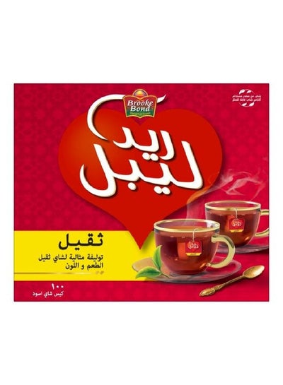 Buy Brooke Bond Red Label Black Tea 100 Tea Bags in Saudi Arabia