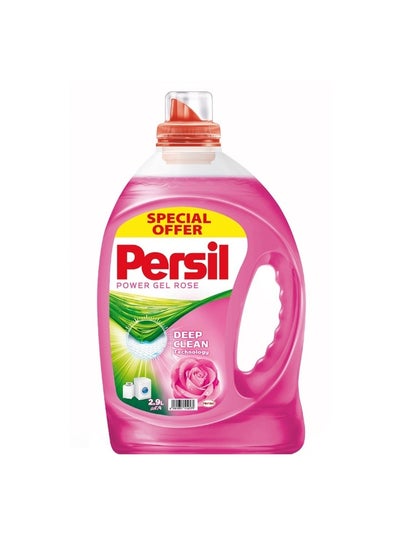 اشتري Persil Power Gel Liquid Detergent Rose, 2.9 Liter في السعودية