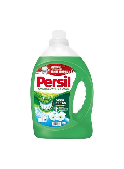 Buy Persil Power Gel Liquid Detergent White Flowers, 2.9 Liter in Saudi Arabia