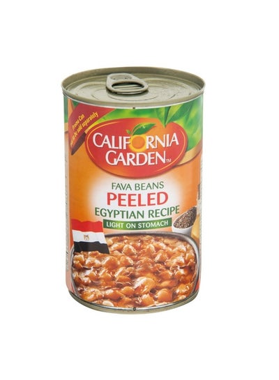 Buy California Garden Fava Beans Peeled Egyptian Recipe, 450g in Saudi Arabia