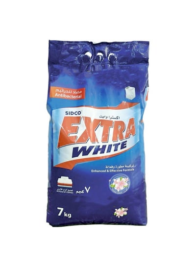 Buy Extra White Detergent Powder Flower, 7 kg in Saudi Arabia