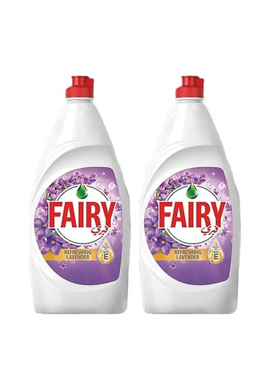 Buy Fairy Dishwashing Liquid, Refreshing Lavender , 800 ml ×2 in Saudi Arabia