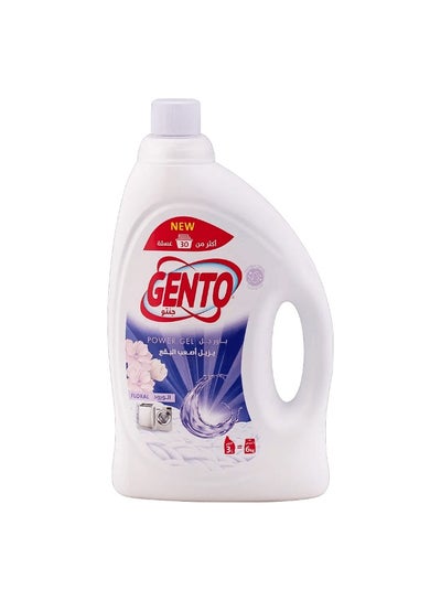 Buy Power Gel Laundry Detergent Automatic With Rose Scent 3L in Saudi Arabia