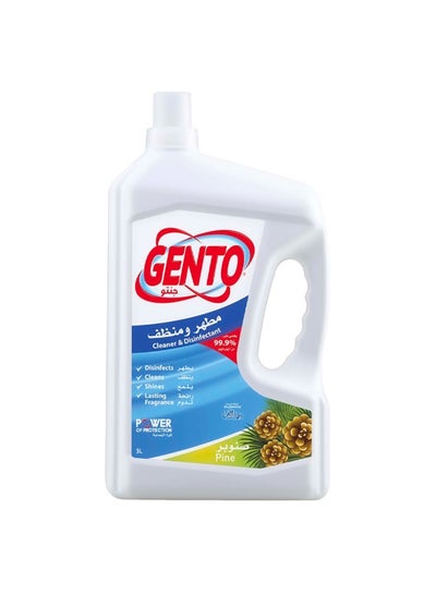 Buy Cleaner And Disinfectant Pine Scent 3 Liter white in Saudi Arabia