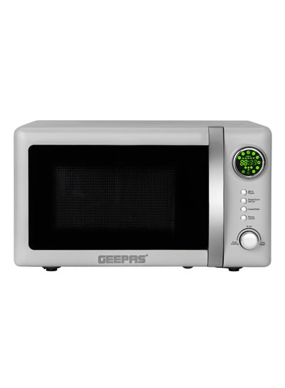 Buy Digital Microwave Oven With 12 Quick Start Presets For a Varity Of Dishes, Defrost Function, Digital Display, Child Lock Function, Precise Cooking Controls, 20 L 700 W GMO2026GW Grey in UAE