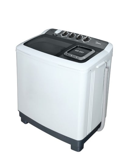 اشتري Midea Twin Tub Washing Machine,12 KG (Black Lid) - 900 W TW120ADN(B) White في السعودية