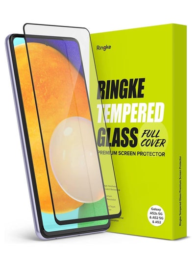 اشتري Ringke Full Coverage Tempered Glass Screen Protector Compatible with Samsung Galaxy A52 /A52 5G /A52s 5G Premium Glass Film Protection Clear في مصر