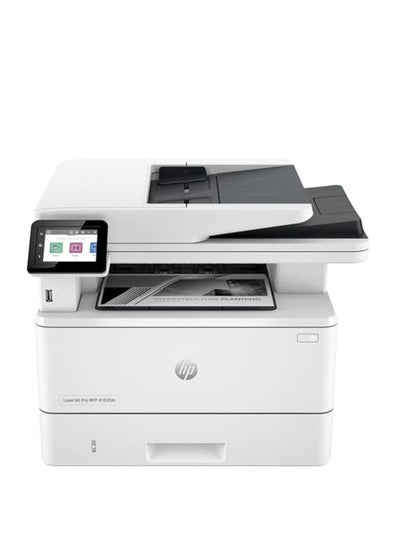 اشتري LaserJet Pro MFP 4103fdn Printer (2Z628A), Print, Copy, Scan, Fax White في الامارات