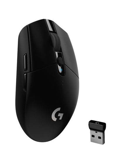 اشتري ماوس الألعاب اللاسلكي Logitech G305 Lightspeed، مستشعر HERO، 12000 نقطة في البوصة، خفيف الوزن، 6 أزرار قابلة للبرمجة، عمر بطارية 250 ساعة، ذاكرة مدمجة، متوافق مع أجهزة الكمبيوتر الشخصية / أجهزة Mac، أسود في مصر