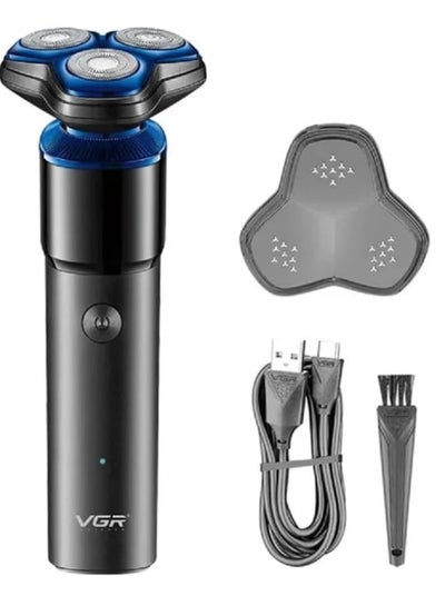 اشتري Professional electric hair clipper, designed for barbers and personal use, USB Charging , 60 minutes , model V-325 features precise blades and triple rotating heads, suitable for different hair types, gives professional results and a comfortable experience. في مصر