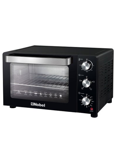 Buy 35L Oven with Adjustable Temperature Control (70-250°C), 120-Minute Timer, Double Glass Door, And Power 35 L 1500 W NEO40PRO Black in UAE