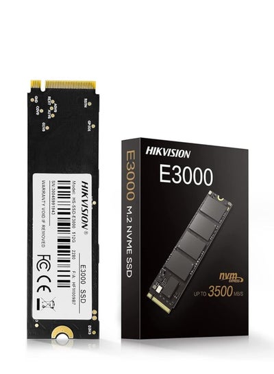 Buy E3000 Internal NVMe PCIe M.2 SSD 256GB, Internal Solid State Drive, Gen 3x4, 2280, 3D NAND Flash Memory, Up to 3500MB/s Read Speed 256 GB in Egypt