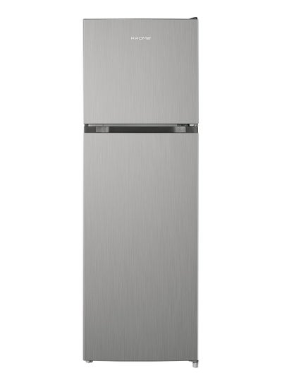 Buy 330L Gross,Double Door Top Mounted Refrigerator with Multi Air Flow System,No-Frost Cooling with Electronic Touch Temperature Control,Door Alarm,10 Year Compressor Warranty KR-RFF 330SM Silver in UAE