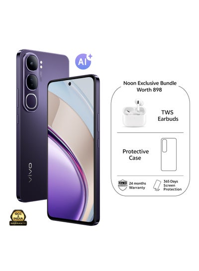 اشتري V40 Lite 5G Dual SIM Dynamic Black 12GB RAM 256GB With Exclusive Gifts Foomee TWS Earbud and 24 Months Warranty + 1 Year Screen Replacement - Middle East Version في السعودية