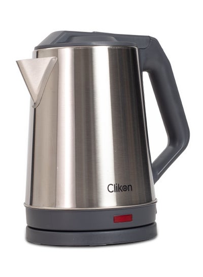 اشتري Stainless Steel Electric Kettle 2L Capacity Fast Boiling 2 L 1500 W CK5150 Silver/Black في الامارات