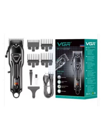 اشتري V-051 Rechargeable Cordless Electric Shaver black في مصر