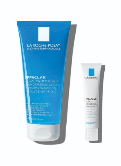 Buy LRP Effaclar DUO + ML 15ml and Effaclar gel 50ML + Pouch Clear 65ml in UAE