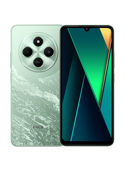 Buy POCO C75 Dual SIM Green 8GB RAM 256GB 4G - Global Version in Saudi Arabia