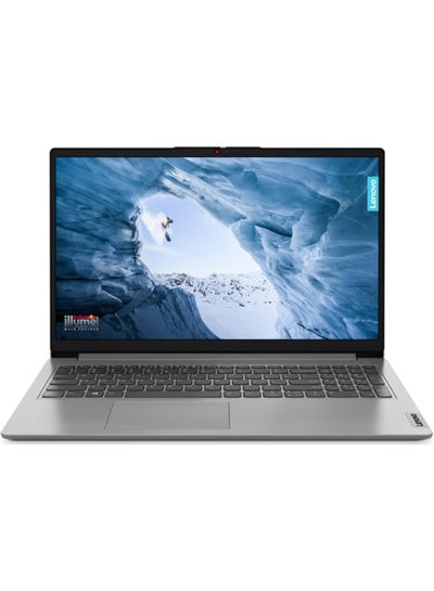 اشتري IdeaPad 1 Laptop With 15.6-Inch Display, Intel Core i7-1255u Processor/16GB RAM/512GB SSD/Intel Iris Graphics/Windows 11 English Cloud Grey في الامارات