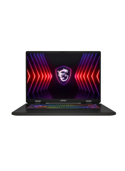 اشتري Sword 17 HX B14VGKG Laptop With 17-Inch Display, Core i7-14650HX Processor/16GB RAM/1TB SSD/8GB Nvidia Geforce RTX 4070 Graphics Card/Windows 11 Home English/Arabic Cosmos Gray في السعودية