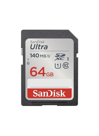 Buy Ultra SDXC UHS-I Memory Card – 140MB/s Transfer Speed 64 GB in UAE