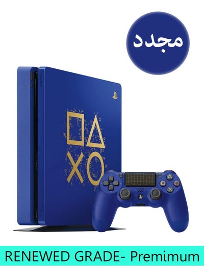 Buy Renewed PlayStation 4 Slim 1TB Limited Edition Console - Days of Play Bundle in Saudi Arabia