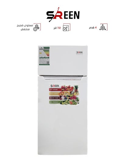 Buy Double Door Refrigerator - 4 Feet- 112 L SRTM145 White in Saudi Arabia