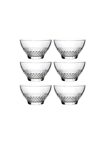 اشتري Pasabahce Infinity Soup Bowl Set of 6 bowls, (12cm Capacity 415ml),Turkey Made 415mlml في مصر