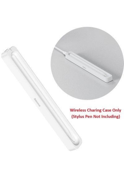 اشتري Wireless Stylus Charging Case Compatible with Apple Pencil 2, Includes Simple Series Type-C 3A Charging Cable (0.3m) - Sleek and Stylish Design for Convenient Stylus Storage and Fast Charging, Perfect for Artists, Students, and Professionals on the Go White في الامارات