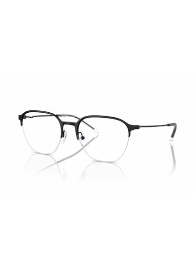 اشتري Unisex Round Shape Plastic Eyeglass Frames 3001 - Lens Size: 54 Mm - Matte Black في السعودية