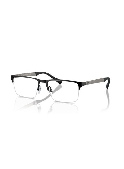 Buy Unisex Rectangular Shape Plastic Eyeglass Frames 3001 - Lens Size: 55 Mm - Matte Black in Saudi Arabia