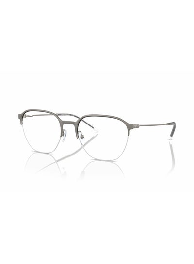 اشتري Unisex Round Shape Plastic Eyeglass Frames 3003 - Lens Size: 54 Mm - Matte Gunmetal في السعودية