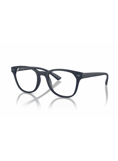 اشتري Unisex Round Shape Plastic Eyeglass Frames 5088 - Lens Size: 52 Mm - Matte Blue في السعودية