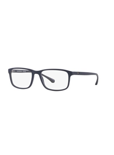 Buy Unisex Rectangular Shape Plastic Eyeglass Frames 5088 - Lens Size: 53 Mm - Matte Blue in Saudi Arabia