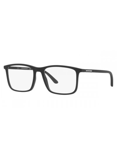 Buy Unisex Square Shape Plastic Eyeglass Frames 5001 - Lens Size: 54 Mm - Matte Black in Saudi Arabia