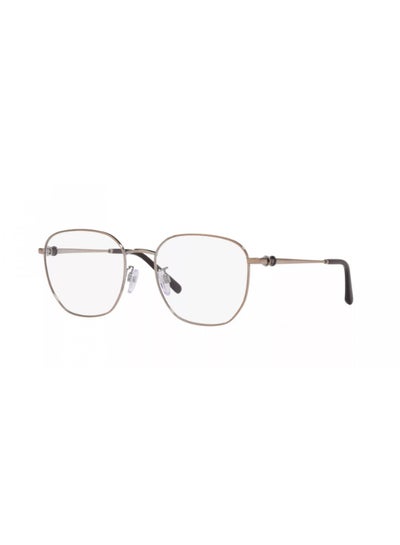 اشتري Women's Round Shape Plastic Eyeglass Frames 3011 - Lens Size: 53 Mm - Shiney Rose Gold في السعودية