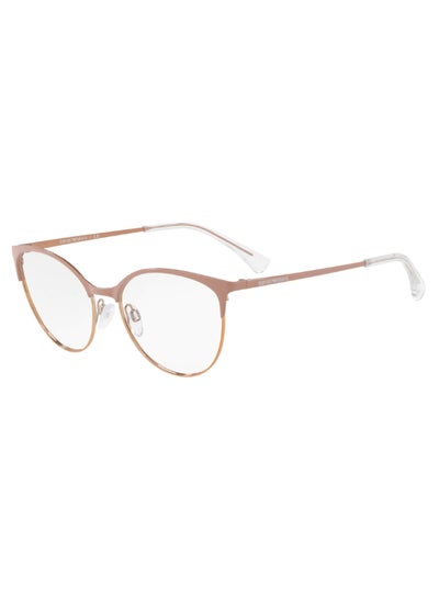 اشتري Women's Cat Eye Shape Plastic Eyeglass Frames 3167 - Lens Size: 54 Mm - Shiney Pink And Rose Gold في السعودية