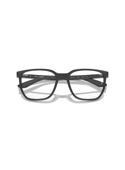 اشتري Men's Square Shape Plastic Eyeglass Frames 5204 - Lens Size: 53 Mm - Sand Black في السعودية