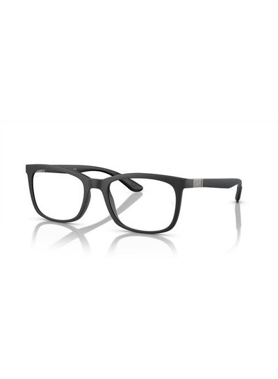 اشتري Men's Rectangular Shape Plastic Eyeglass Frames 8063 - Lens Size: 52 Mm - Sand Brown في السعودية