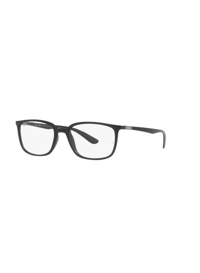 اشتري Men's Rectangular Shape Plastic Eyeglass Frames 5204 - Lens Size: 52 Mm - Matte Black في السعودية