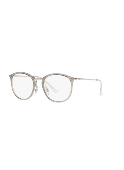 اشتري Women's Round Shape Plastic Eyeglass Frames 8125 - Lens Size: 51 Mm - Transparent Grey في السعودية