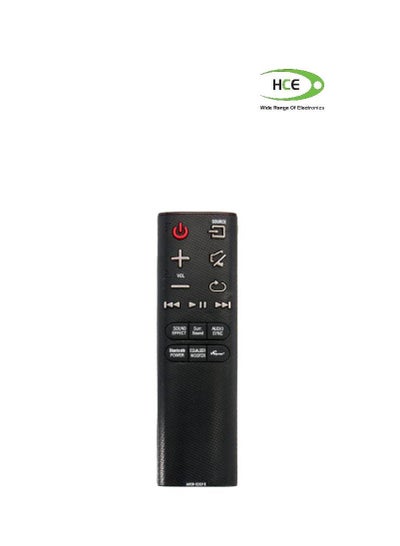 Buy New  Replacement Remote Control fit for Samsung Curved Soundbar HW-H7500 HW-H7501 HW-H7500/ZN HW-H7501/ZN HWH7500 HWH7501 HWH7500/ZN HWH7501/ZN black in UAE