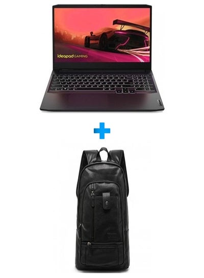 اشتري Ideapad Laptop With 15.6 Inch FHD /Ryzen 7 5800H /16 GB Ram /512 GB SSD/ 6 GB Geforce Rtx 3060 /Windows 11 /English Shadow Black With Casual Leather Laptop Backpack Black English Shadow Black في مصر