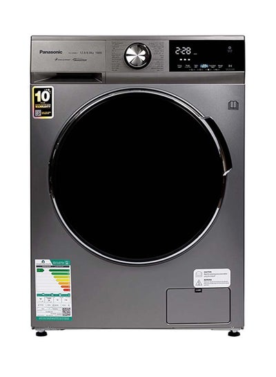 اشتري Front Load Washer  Dryer 12/8 Kg Inverter Steam Hygiene Silver 178 kW NA-S24ML1LSA Silver في الامارات