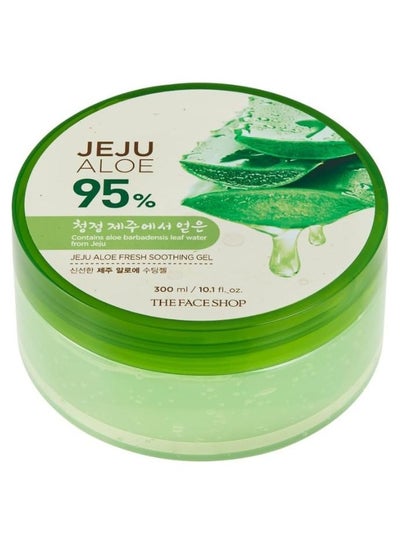 اشتري Jeju Aloe 95% Fresh Soothing Gel Tub 300ml في الامارات