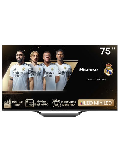 اشتري Hisense, 75inch, 4K Smart,  Mini-LED, 120 Hz 75U7N Black في السعودية